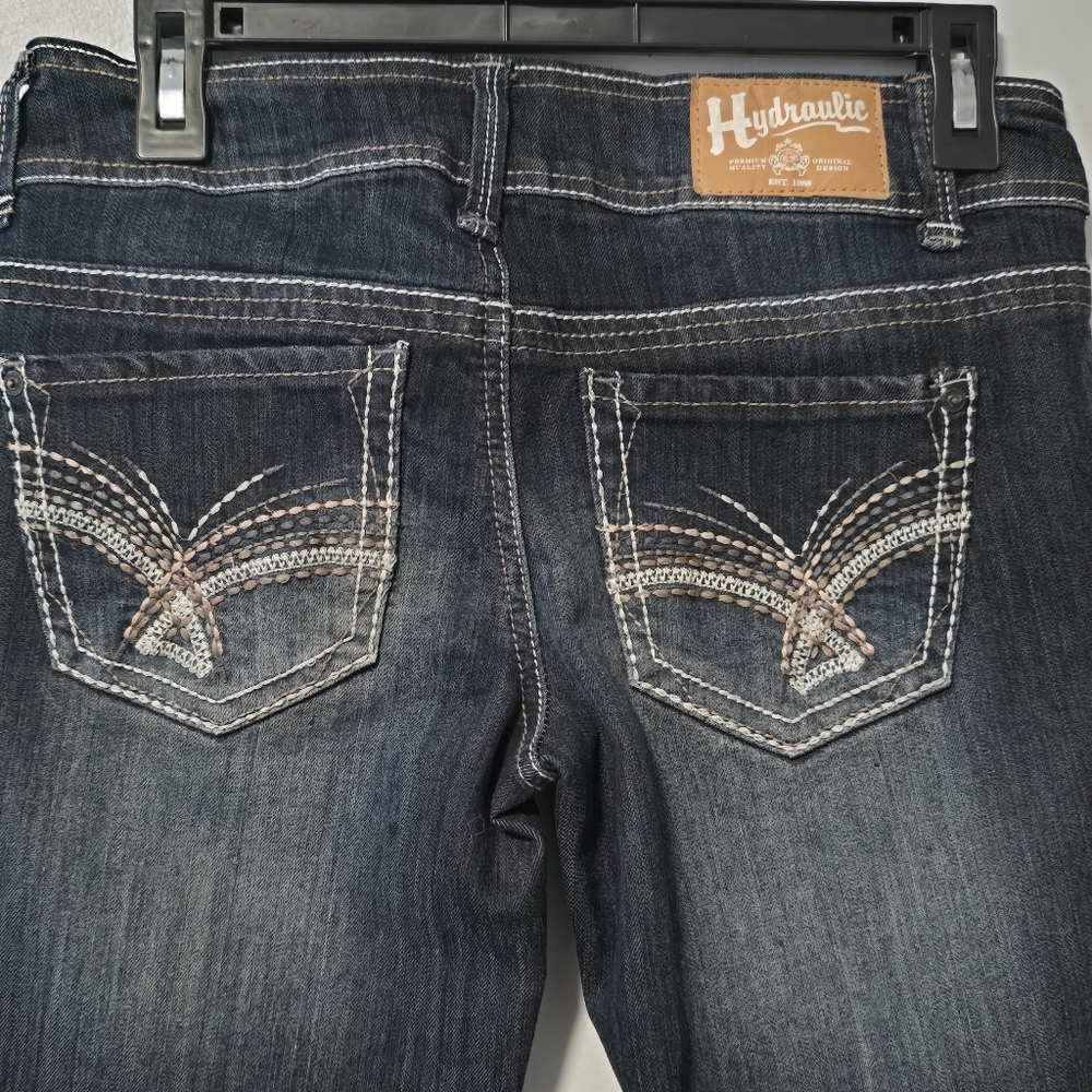 NWOT Hydraulic Denim Jeans Women's Size 7/8 Metro Flare - Picture 8 of 15